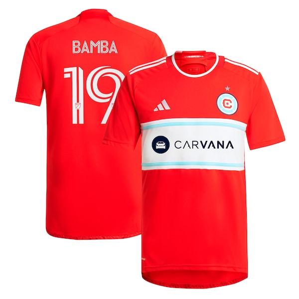 Jonathan Bamba Chicago Fire adidas 2024 Return To Red Replica Player Jersey - Red