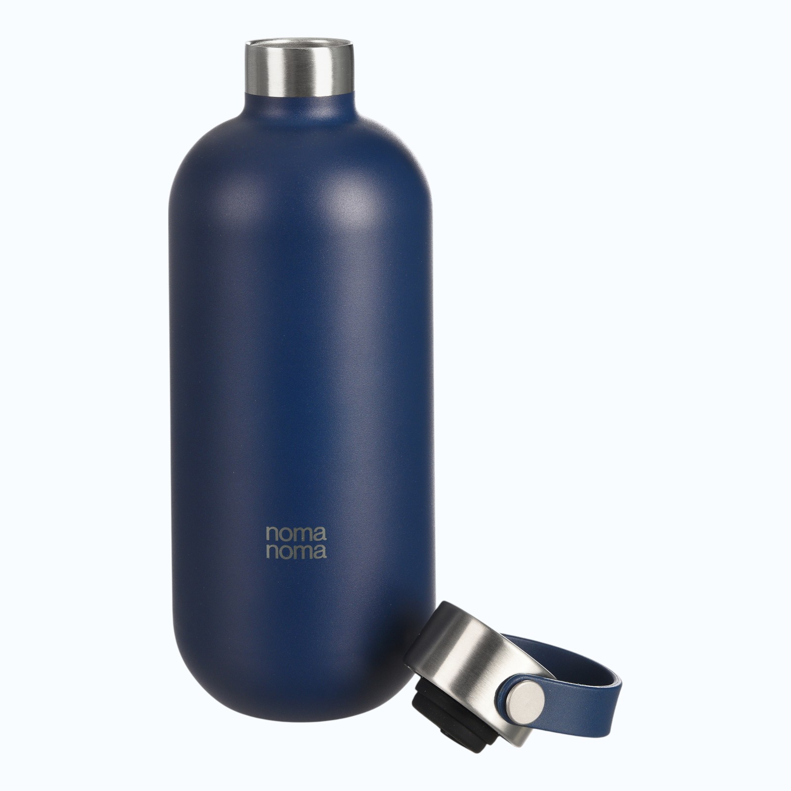 Isolierflasche Blau, ⌀ 9 cm, H 235 mm