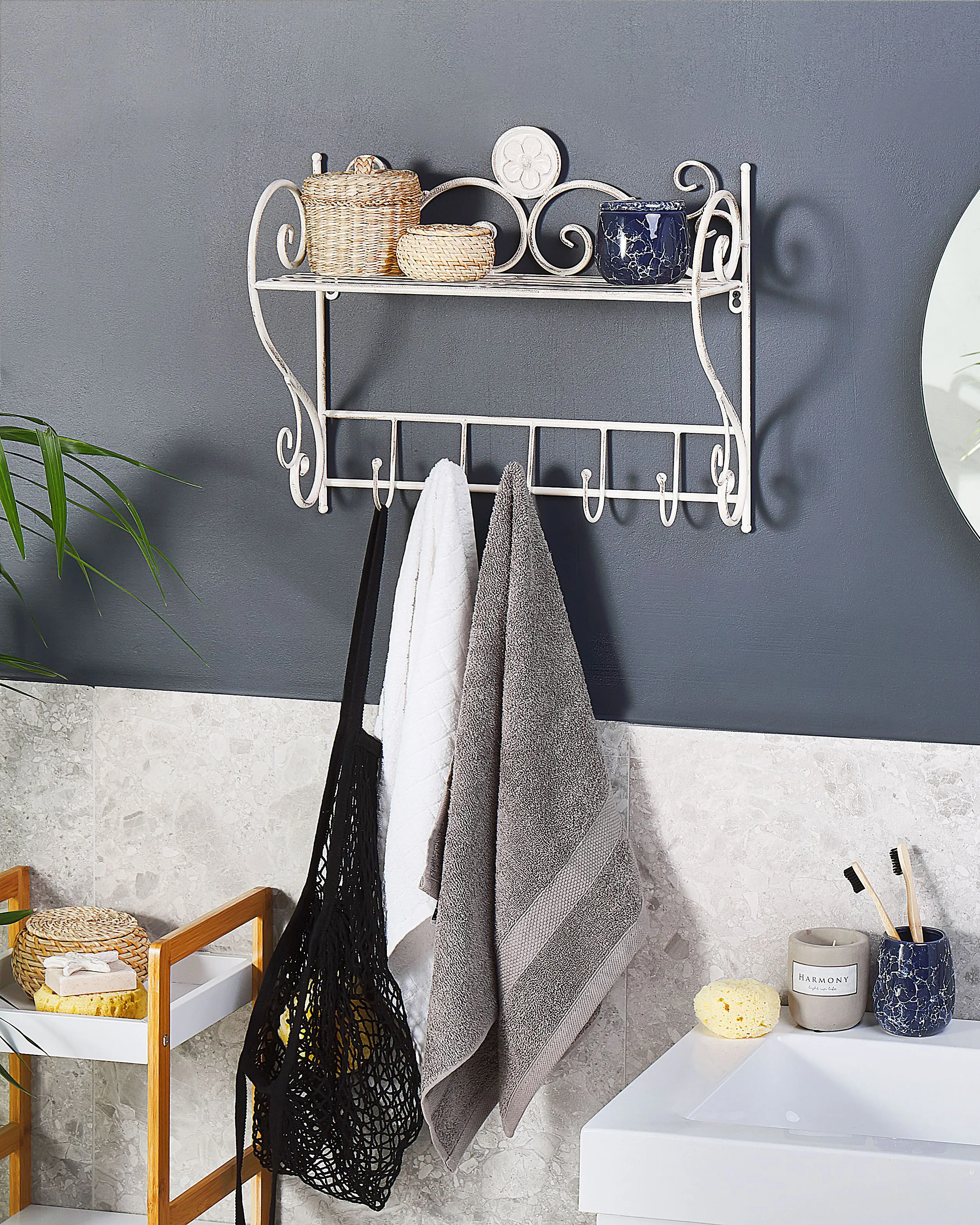Wall Shelf OSORNO Metal White