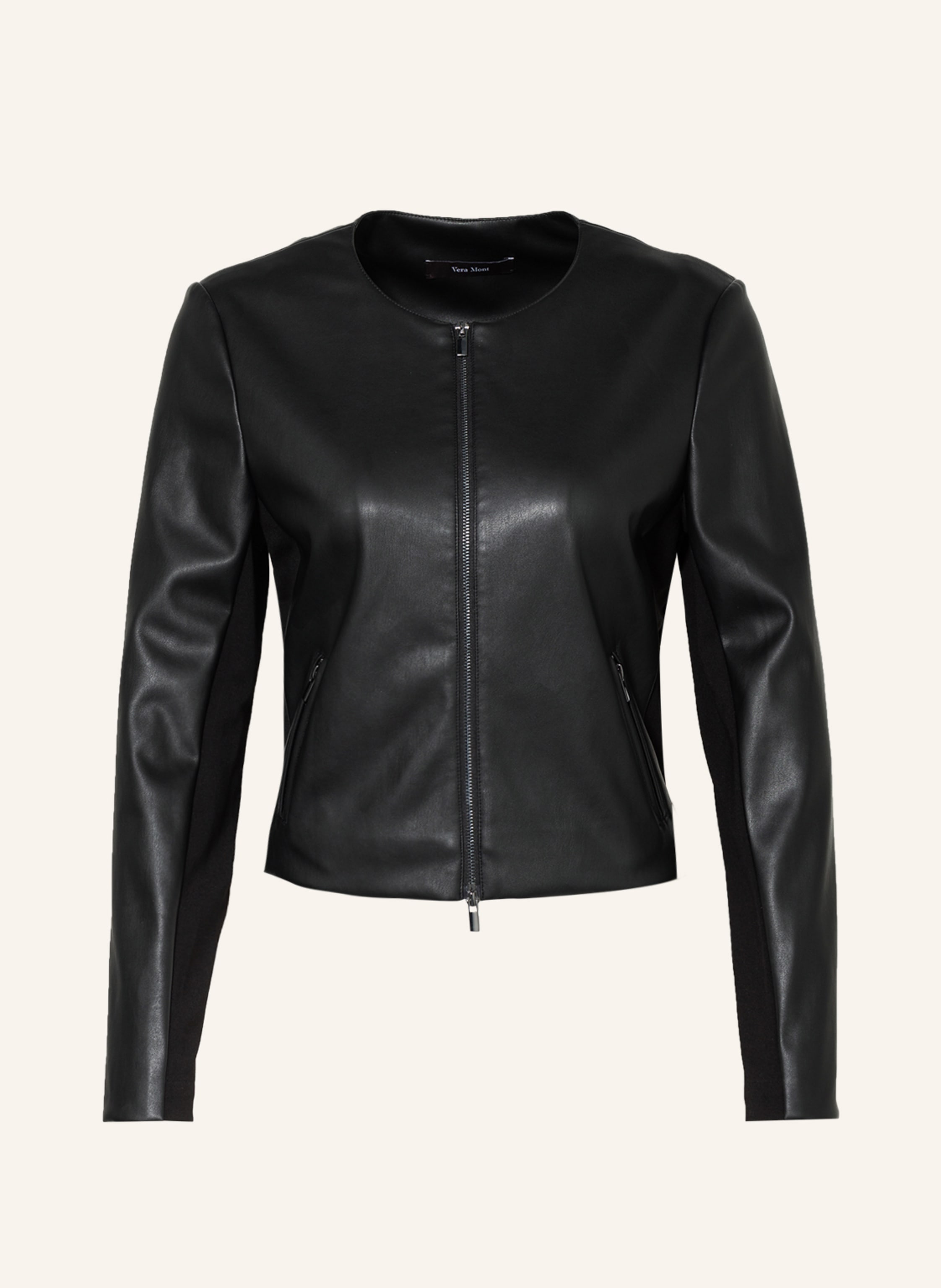 Vera Mont Jacke in Lederoptik