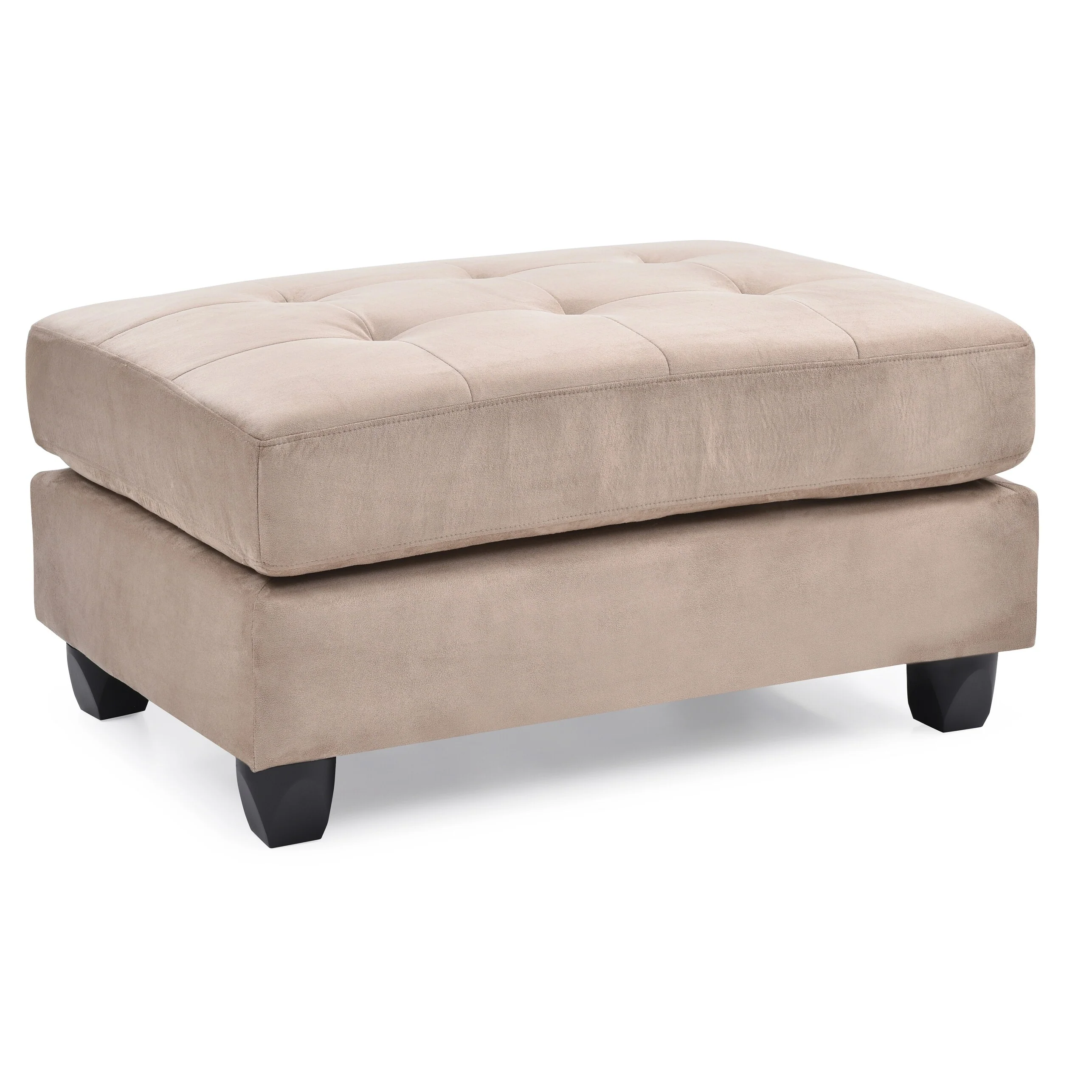 Malone G634O Ottoman Comfortable choice, multiple functions, classic design, and cozy corners , MOCHA