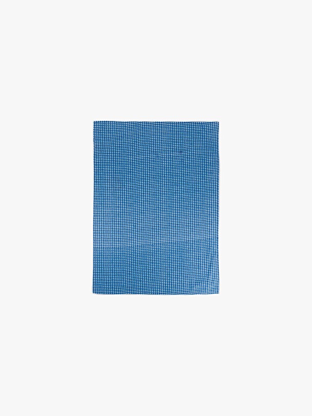 Torchon coton bleu - bensimon x lucas du... imprime lucas du tertre