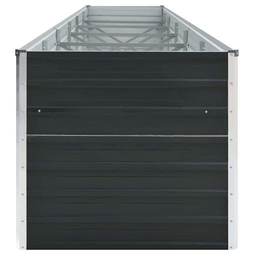 NNEVL Garden Raised Bed Galvanised Steel 480x80x77 cm Anthracite