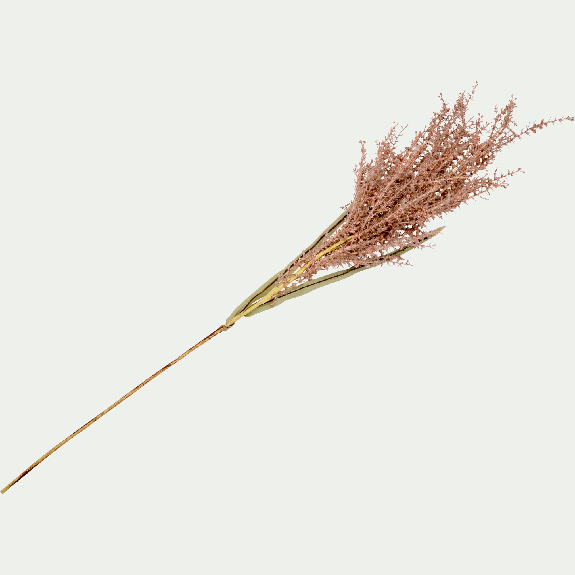 LIERI - Branchage de Noël artificiel de pampa H114cm - rose