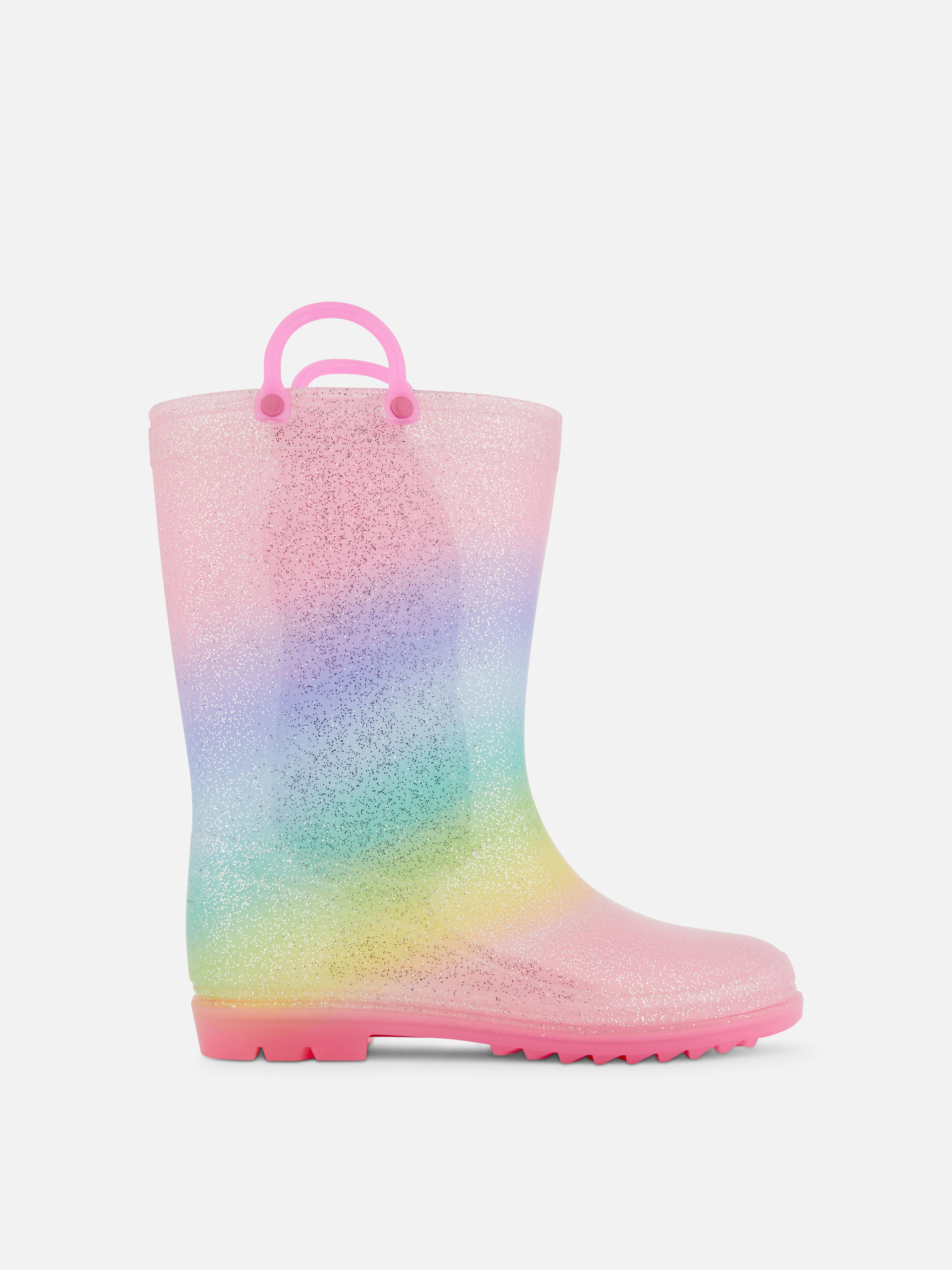 Ombré Glitter Rain Boots