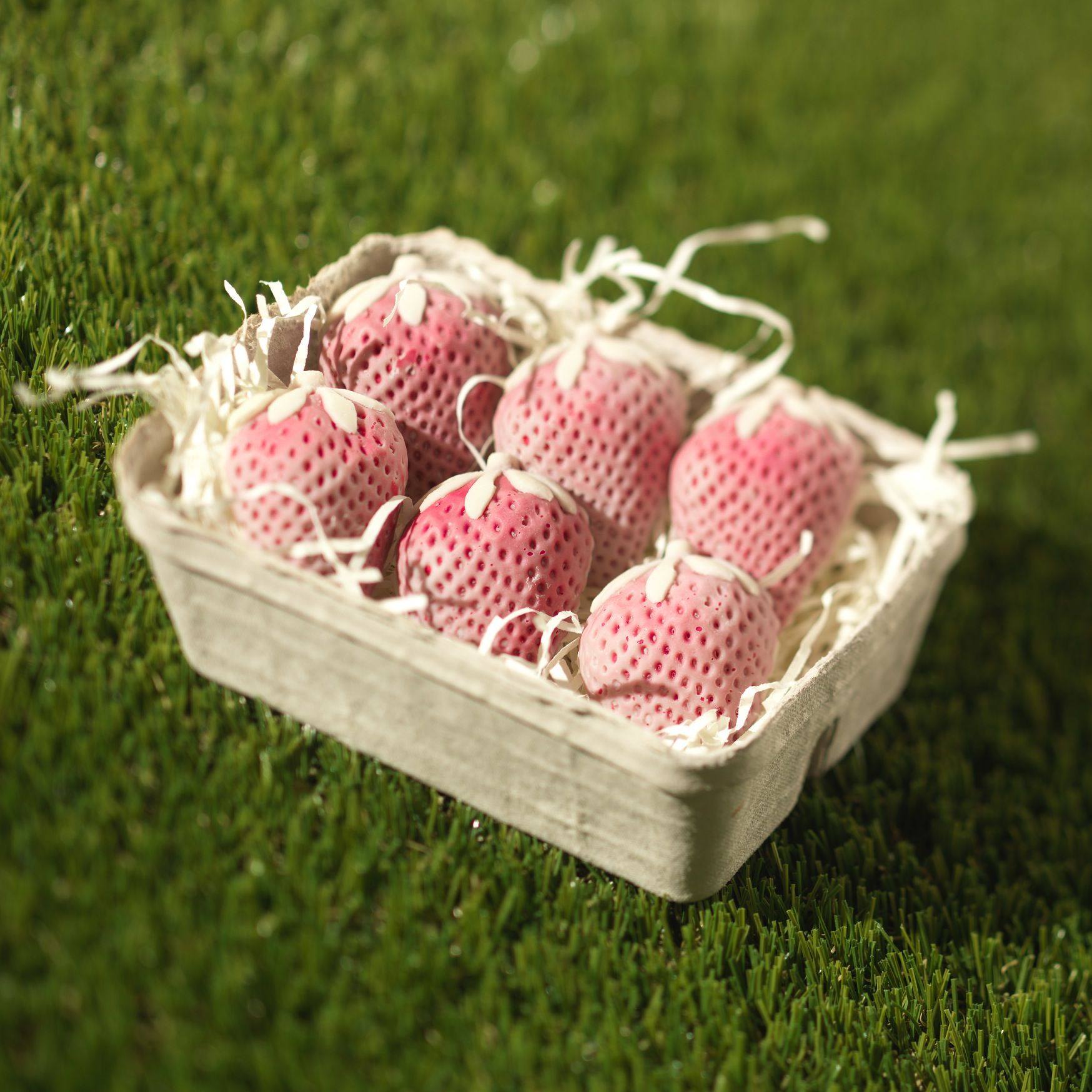 CHOC ON CHOC White Chocolate Strawberry Punnet