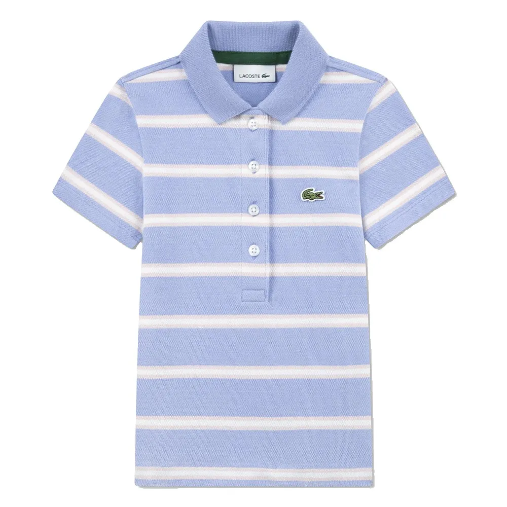 Lacoste Kids Striped short sleeve polo
