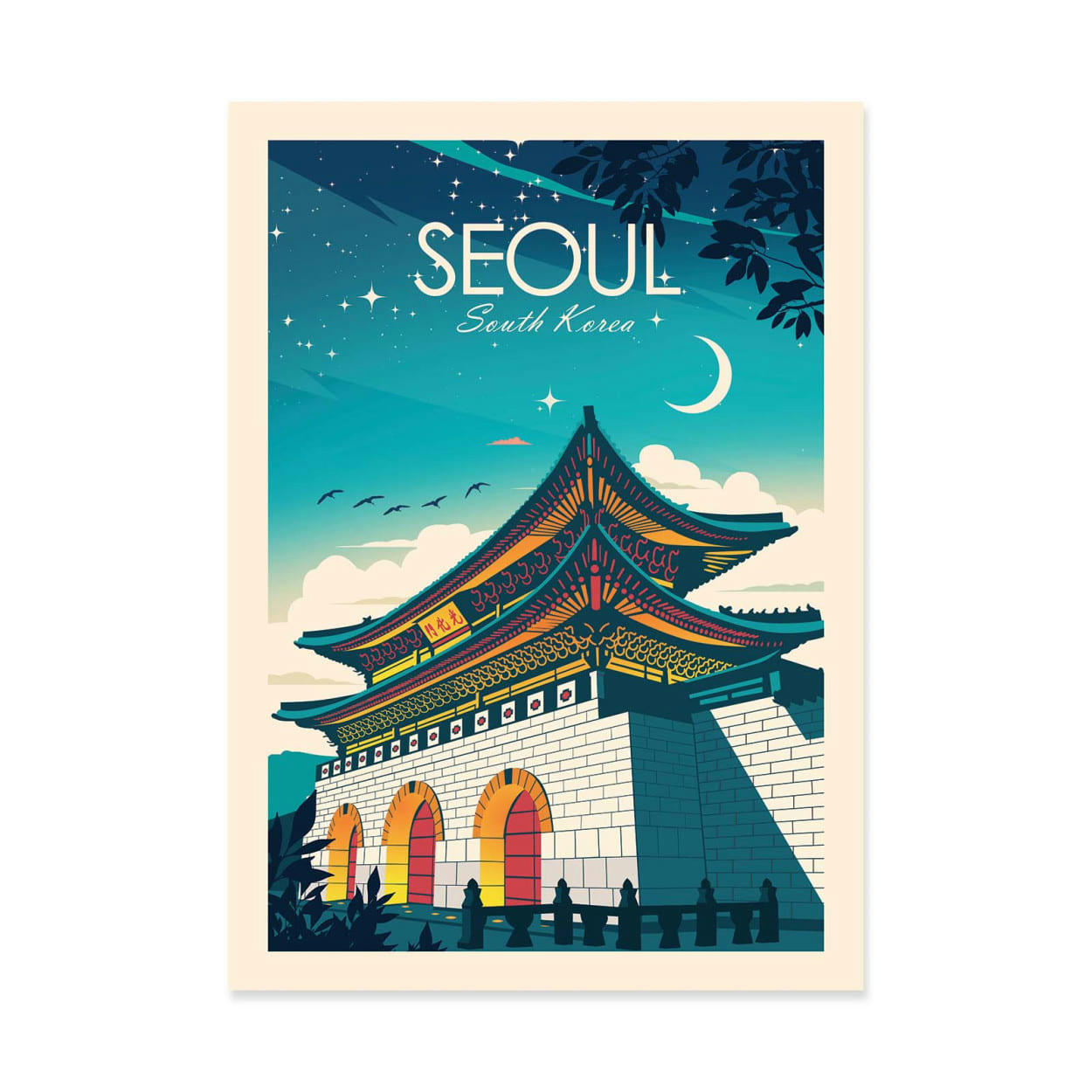 STUDIO INCEPTION - SEOUL - STUDIO INCEPTION - Affiche d'art 30 x 40 cm