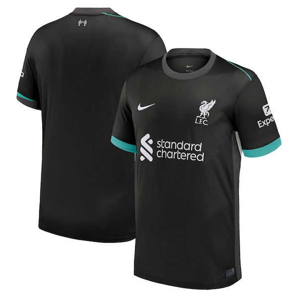 Liverpool Nike 2024/25 Away Replica Blank Jersey - Forest Green