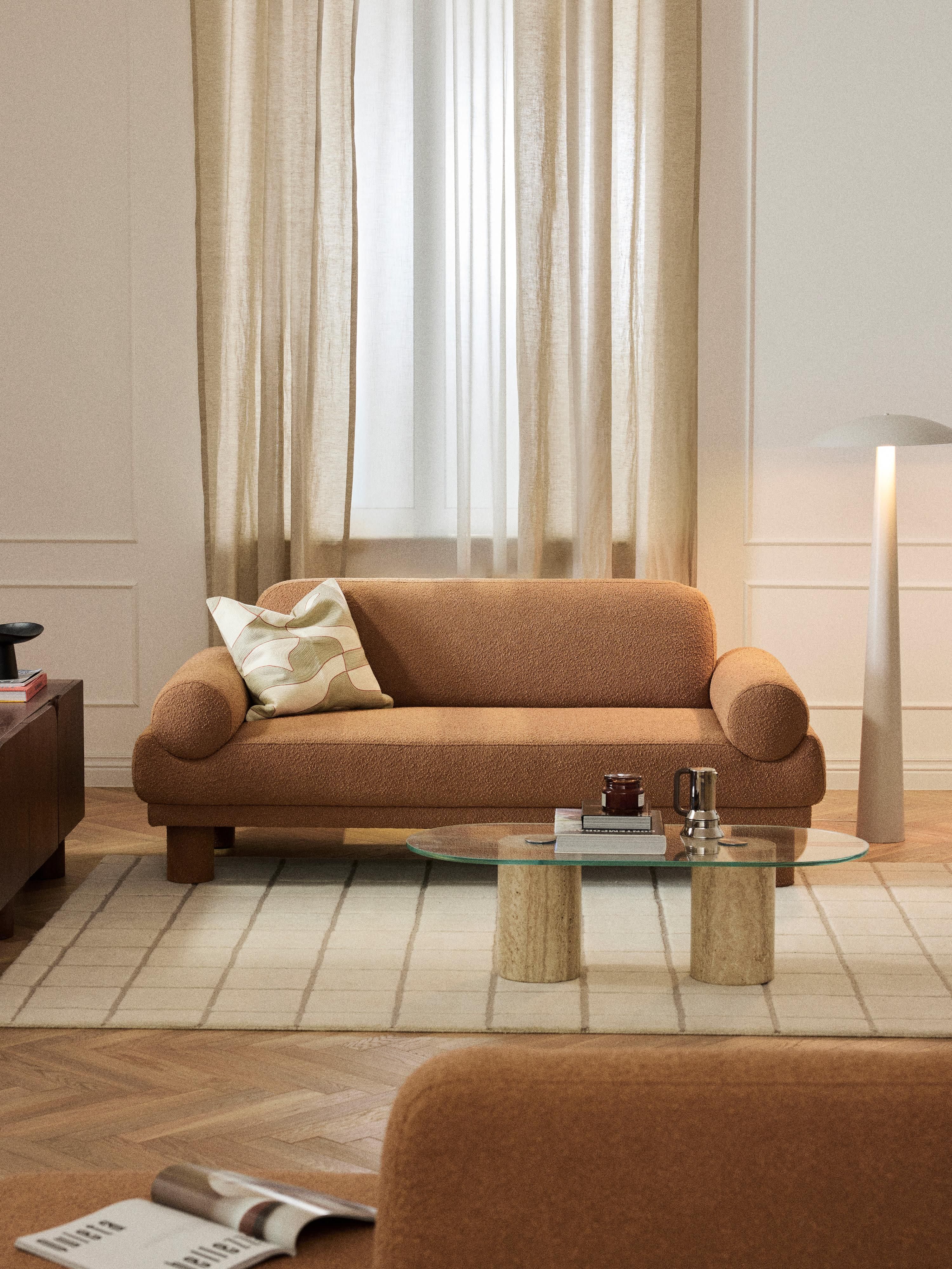 Bouclé-Sofa Lilo (2-Sitzer)