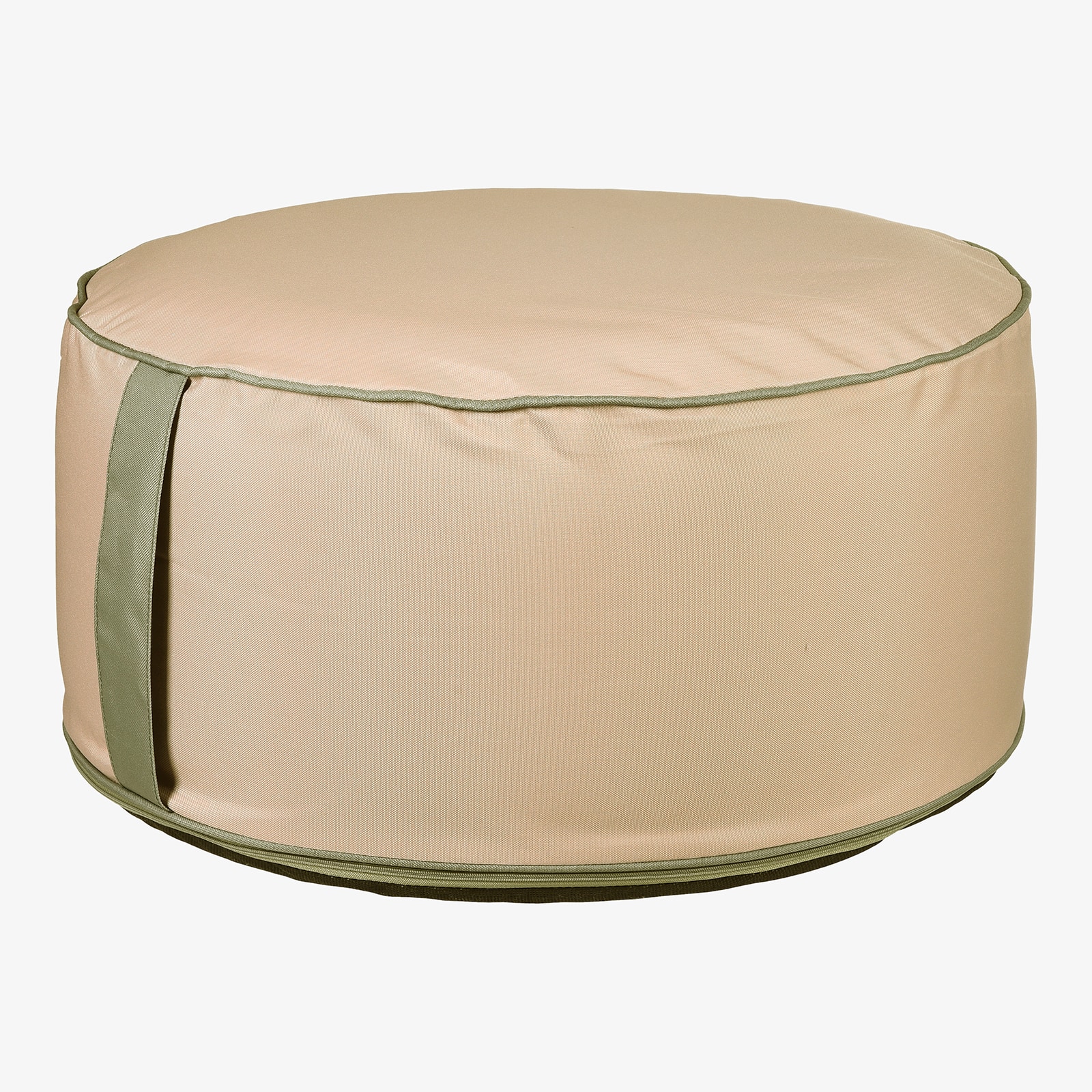 Outdoor-Sitzpouf Beige, ⌀ 53 cm, H 230 mm