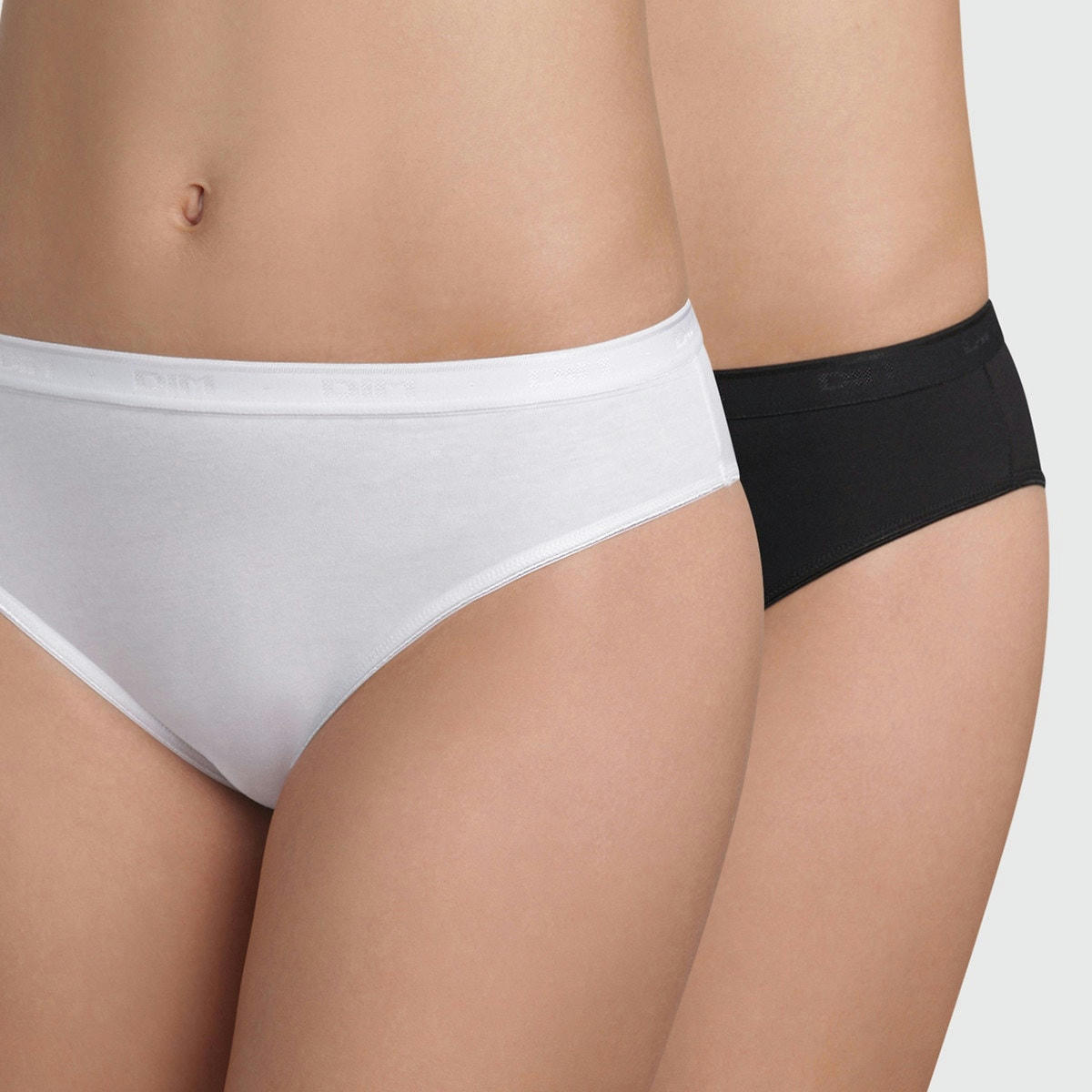 Slip en coton bio stretch, lot de 3, Plus my bio