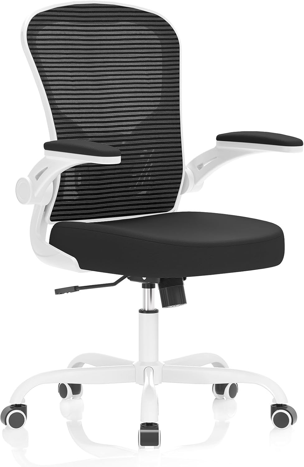 Synorla Office Chair, Ergonomic Desk Chairs 330LBS Capacity High Back Mesh Computer Chair with Flip-up Armrests, Comfy Work Chair with Adjustable Lumbar Support