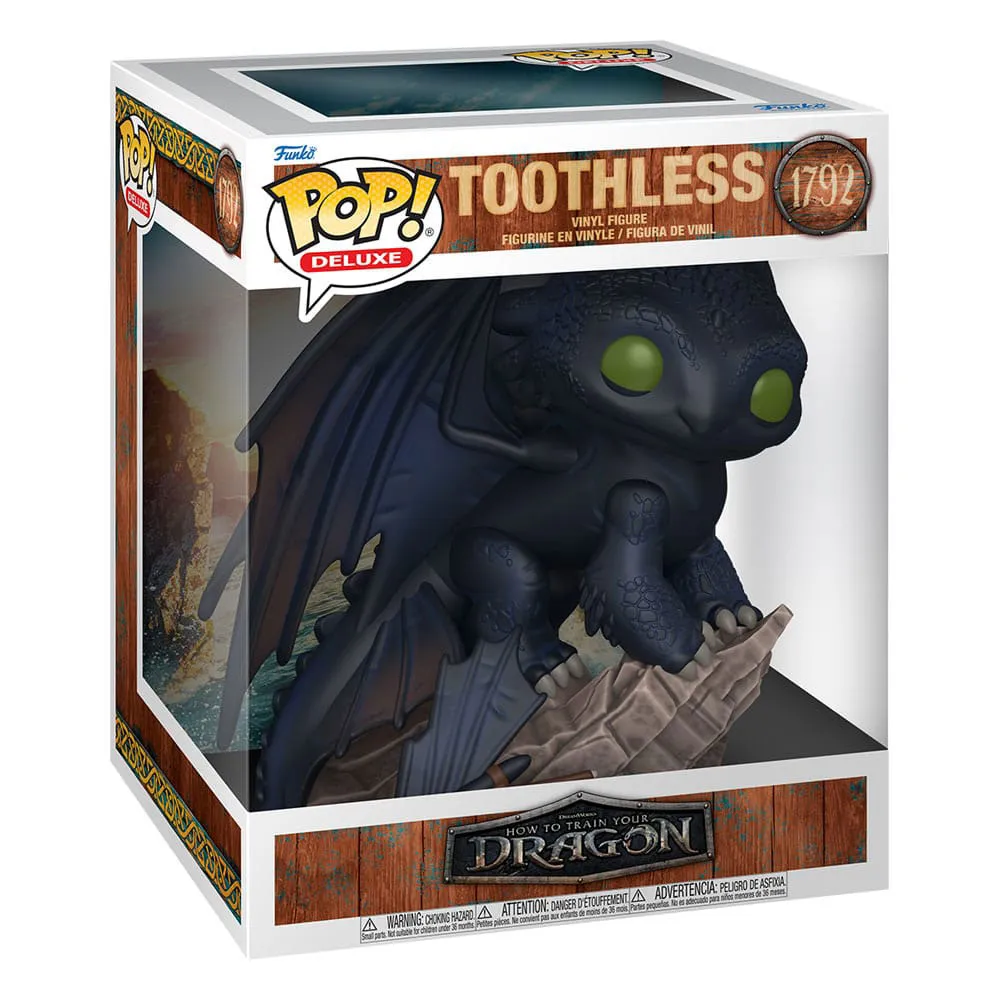 Funko Deluxe How To Train Your Dragon Lam Vinyl Toothless Figure 16 cm