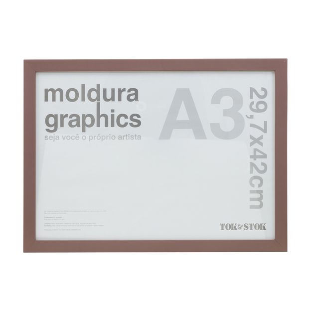 MOLDURA A3 29 CM X 42 CM GRAPHICS