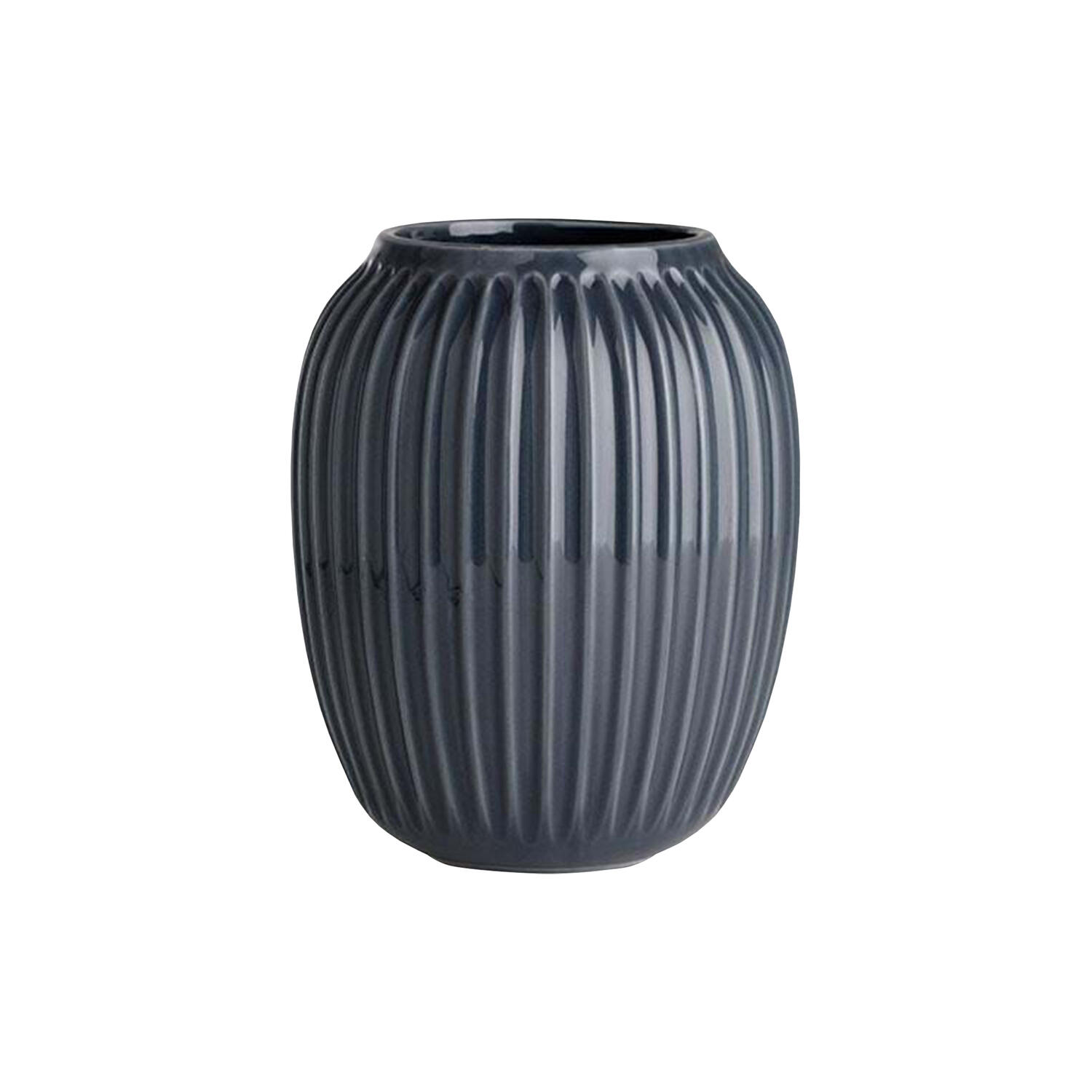 Hammershøi vase, antracitgr&aring;