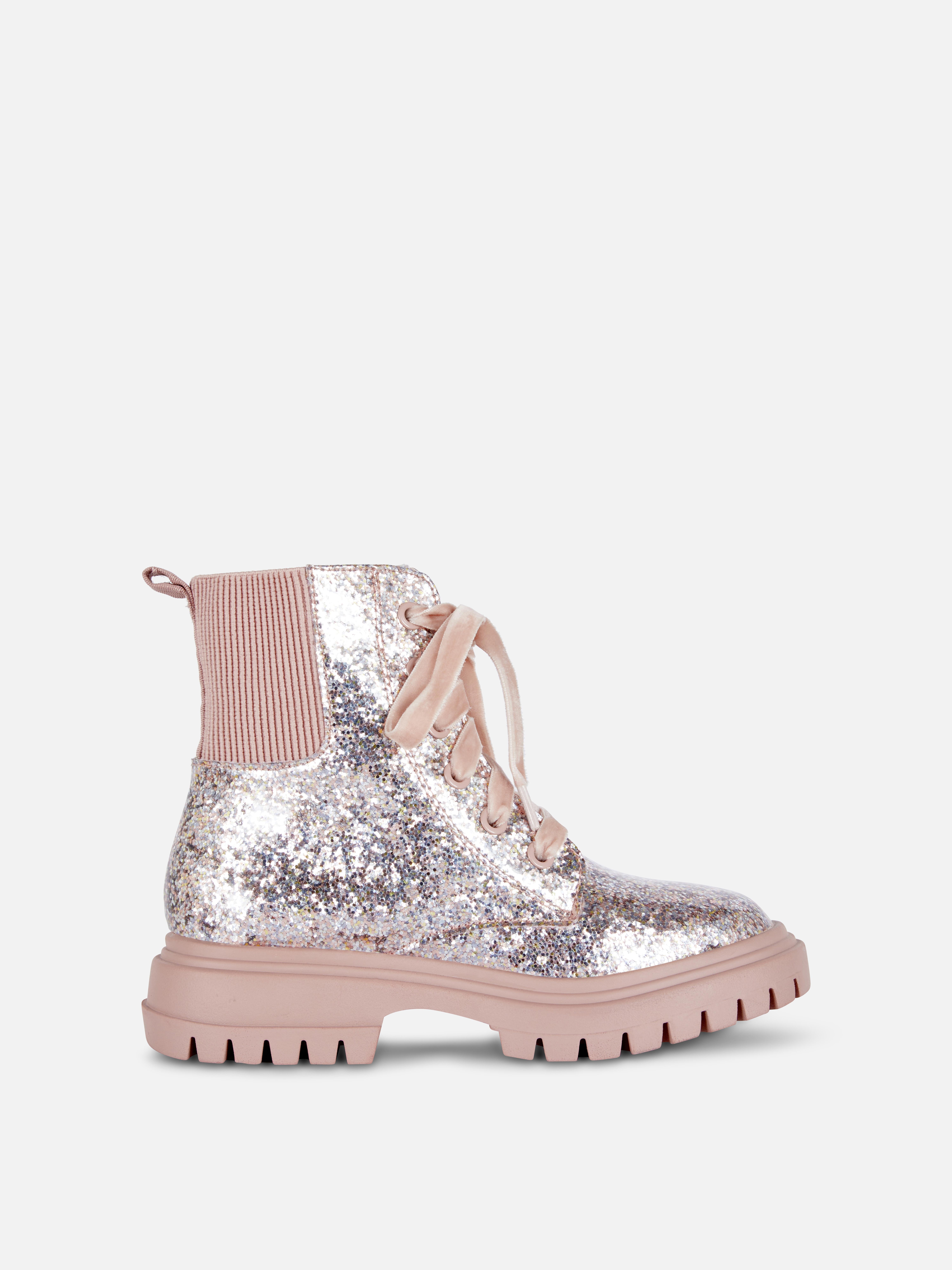 Glitter Ankle Boots