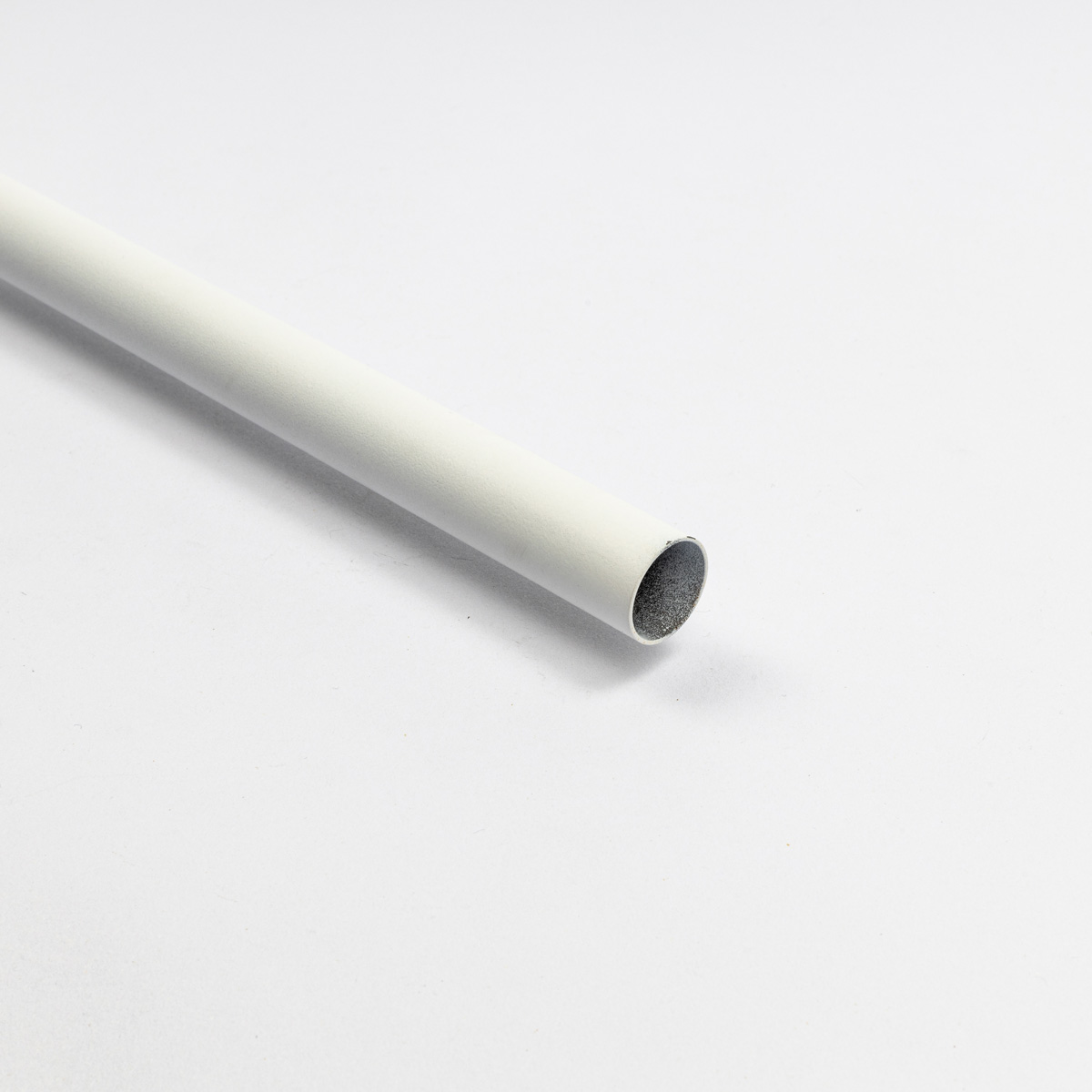 Tubo de ferro forjado branco mate 2m