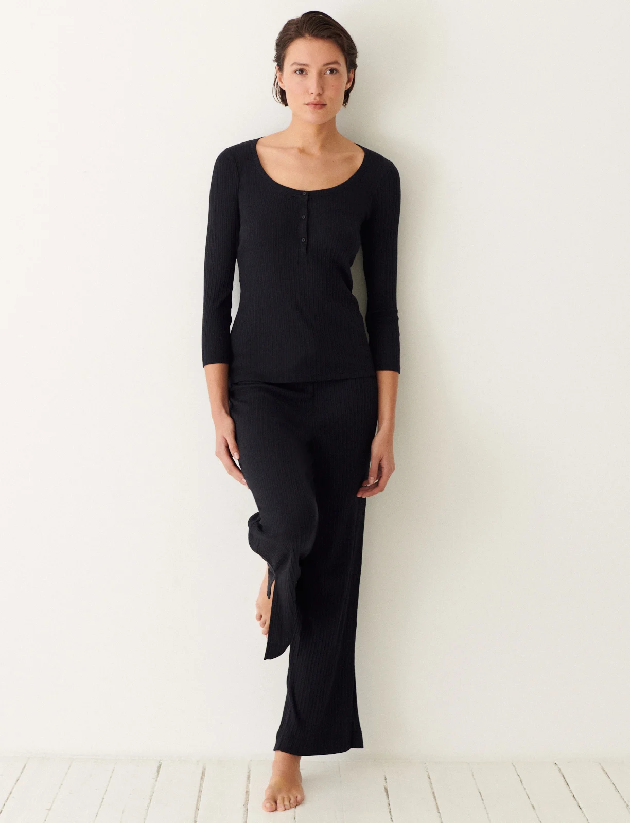 T-shirt manches longues ESSENTIEL RIB