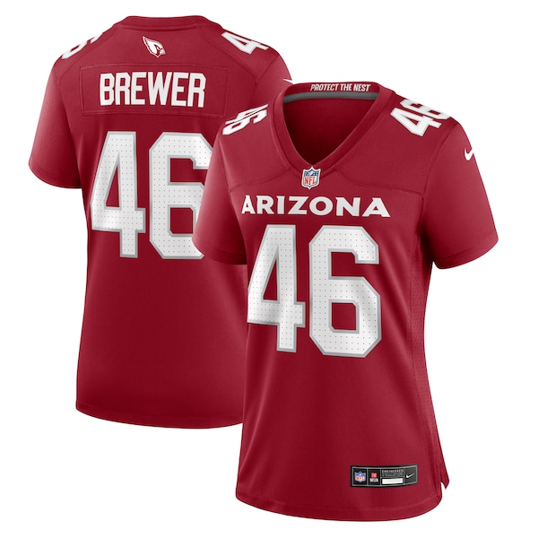 Aaron Brewer Arizona Cardinals Nike Women's  Game Jersey -  Cardinal