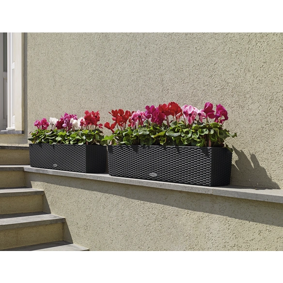 Balkonkasten »BALCONERA«, Kunststoff, granit, rechteckig