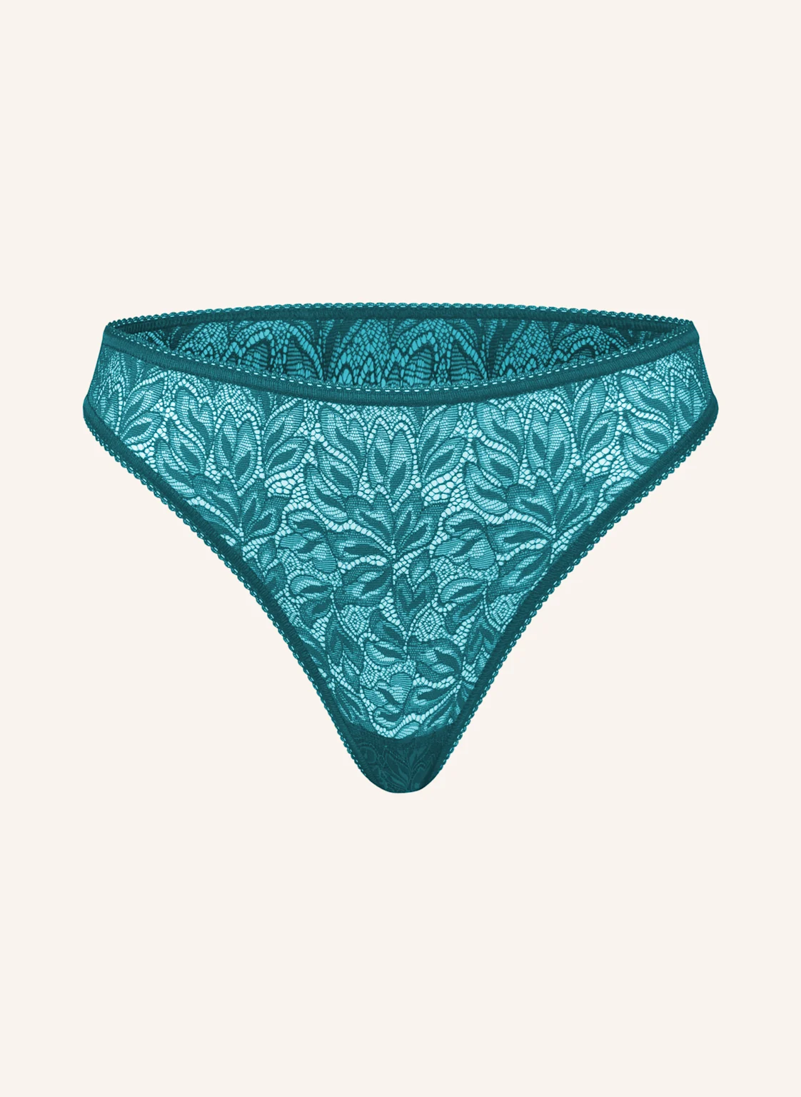 erlich textil Iconic Lace String aus Spitze - florales Motiv