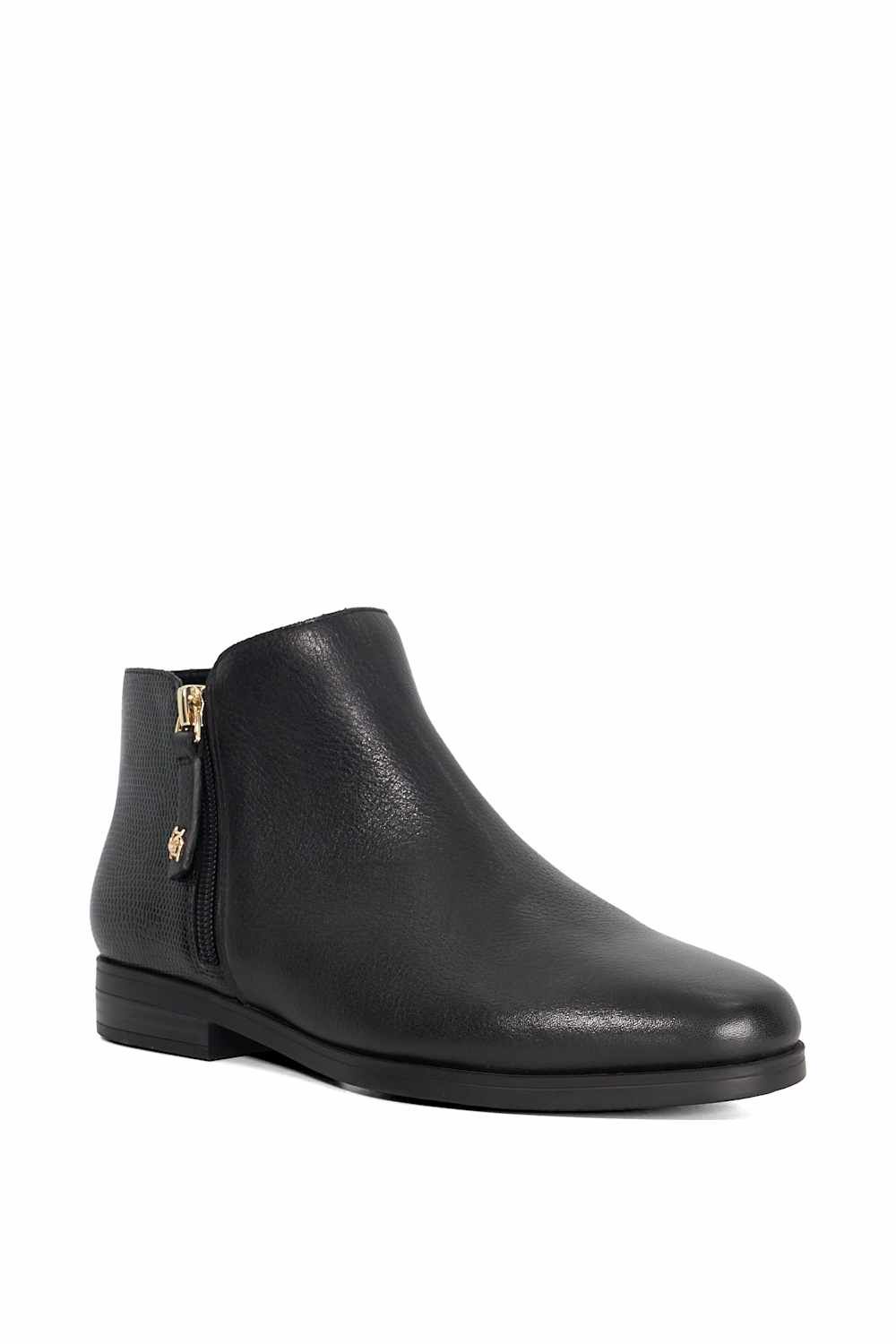 Dune London Poleyn' Leather Ankle Boots