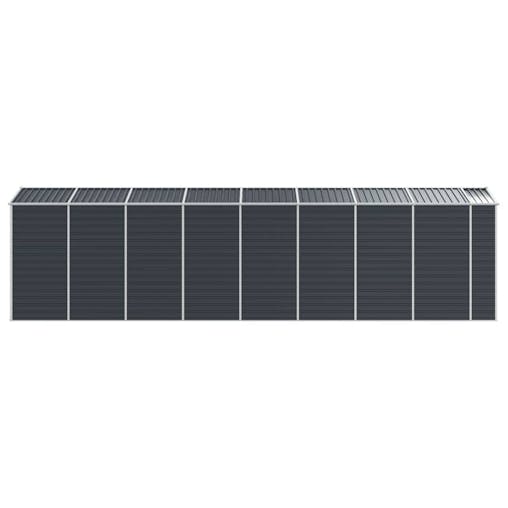 NNEVL Garden Shed Anthracite 191x725x198 cm Galvanised Steel