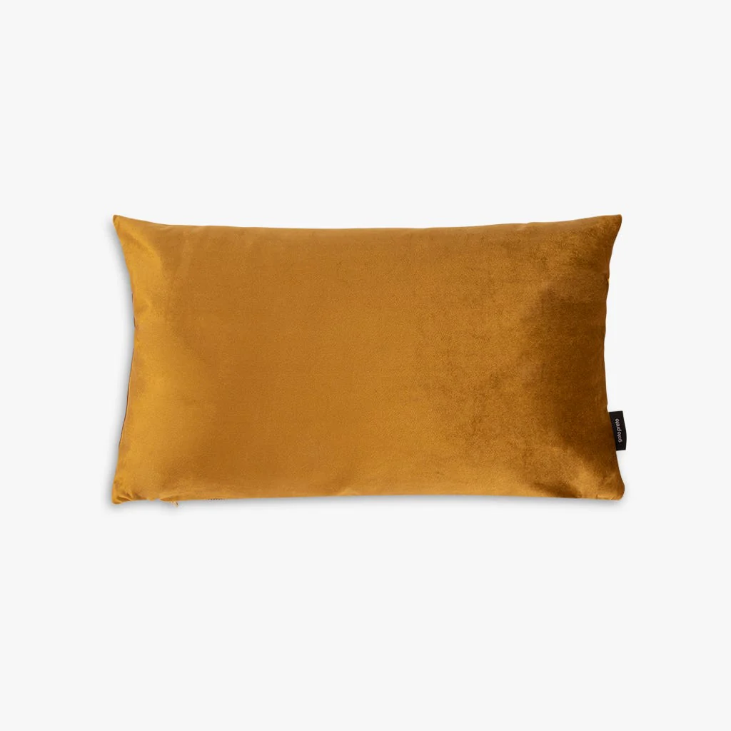 Capa de Almofada de Veludo Mostarda PALACE