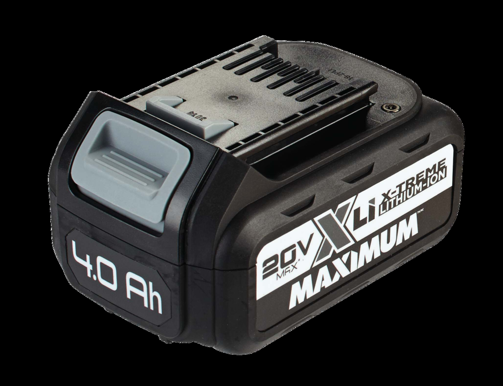 MAXIMUM 20V Max X-Treme Lithium-Ion 4.0Ah Battery Pack For Cordless Power Tools, 2-pk
