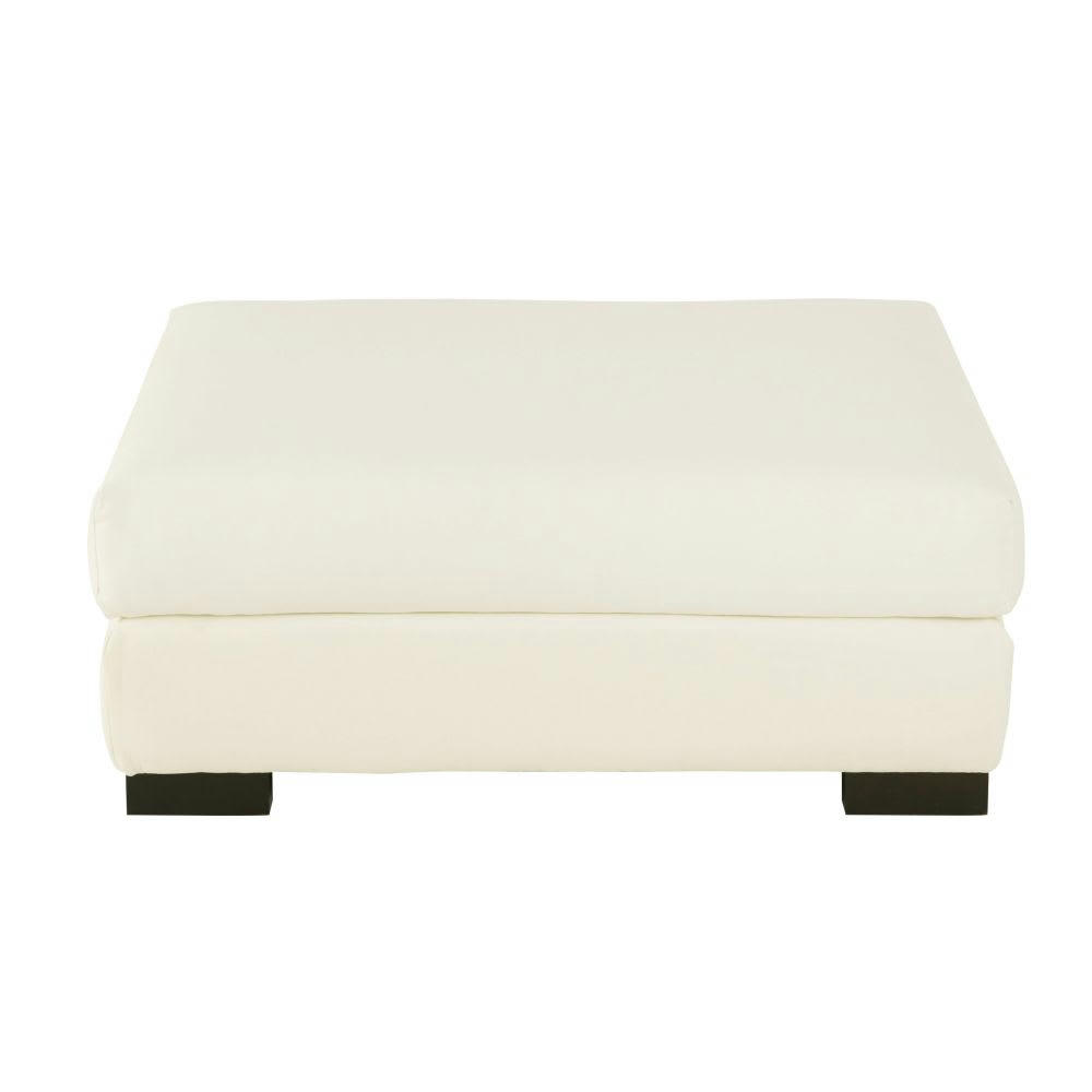 Terence - Pouf pour canapé modulable ivoire