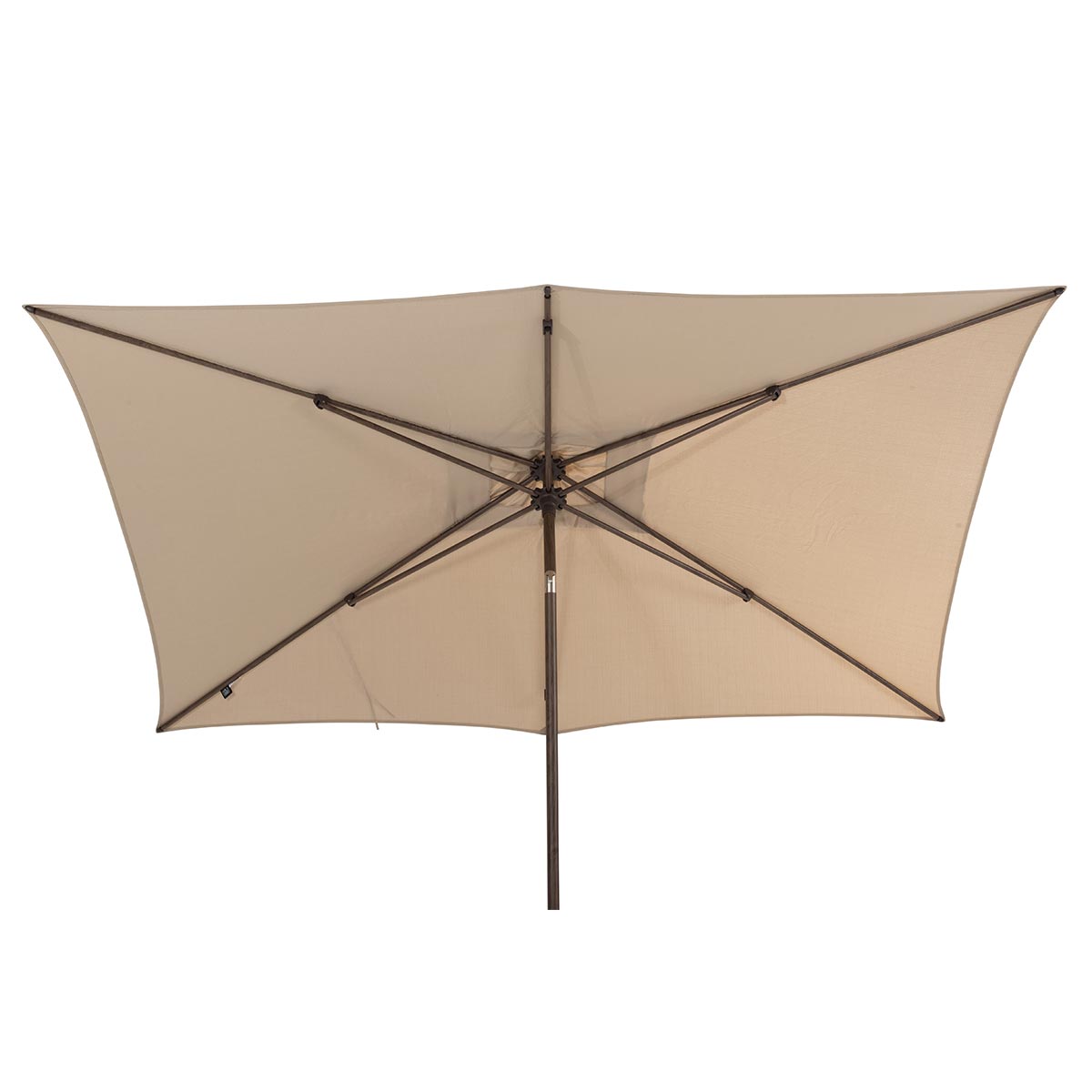 4 Seasons stokparasol Azzurro beach 200x300 cm solefin - Wenge frame