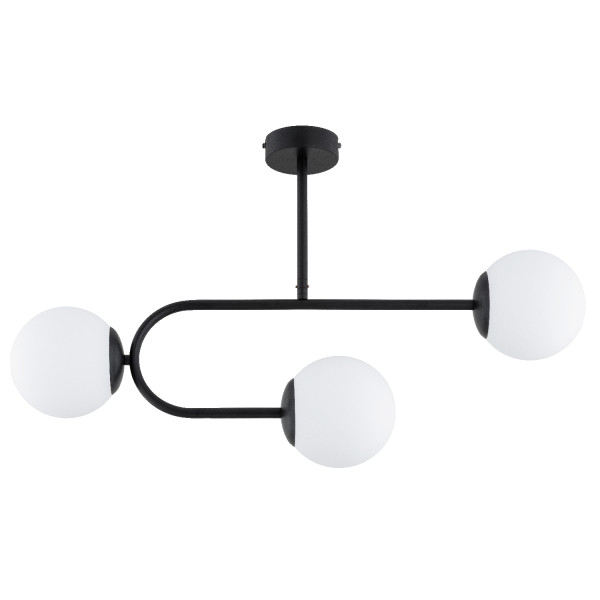 Lampa wisząca STELLAR czarno-biała 3xE14x10W wym:46x78x15cm IP20 Alfa