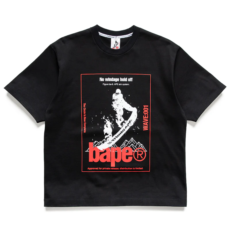 Kazuki Kuraishi x A Bathing Ape Skate Tee - Black