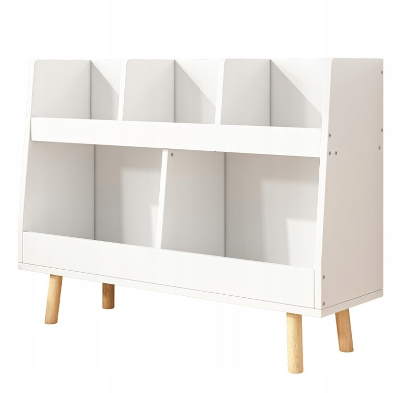 Regał na książki dla dzieci szafka stojąca biblioteczka skandynawski 60cm