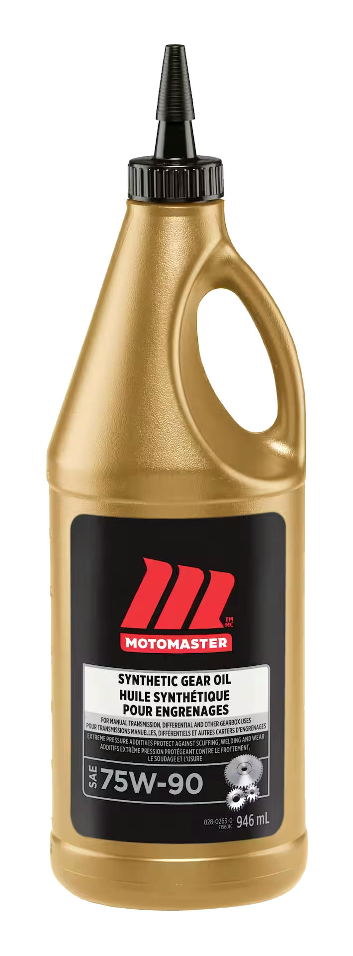 MotoMaster Extreme Pressure Gear Oil 75W90, 946-mL