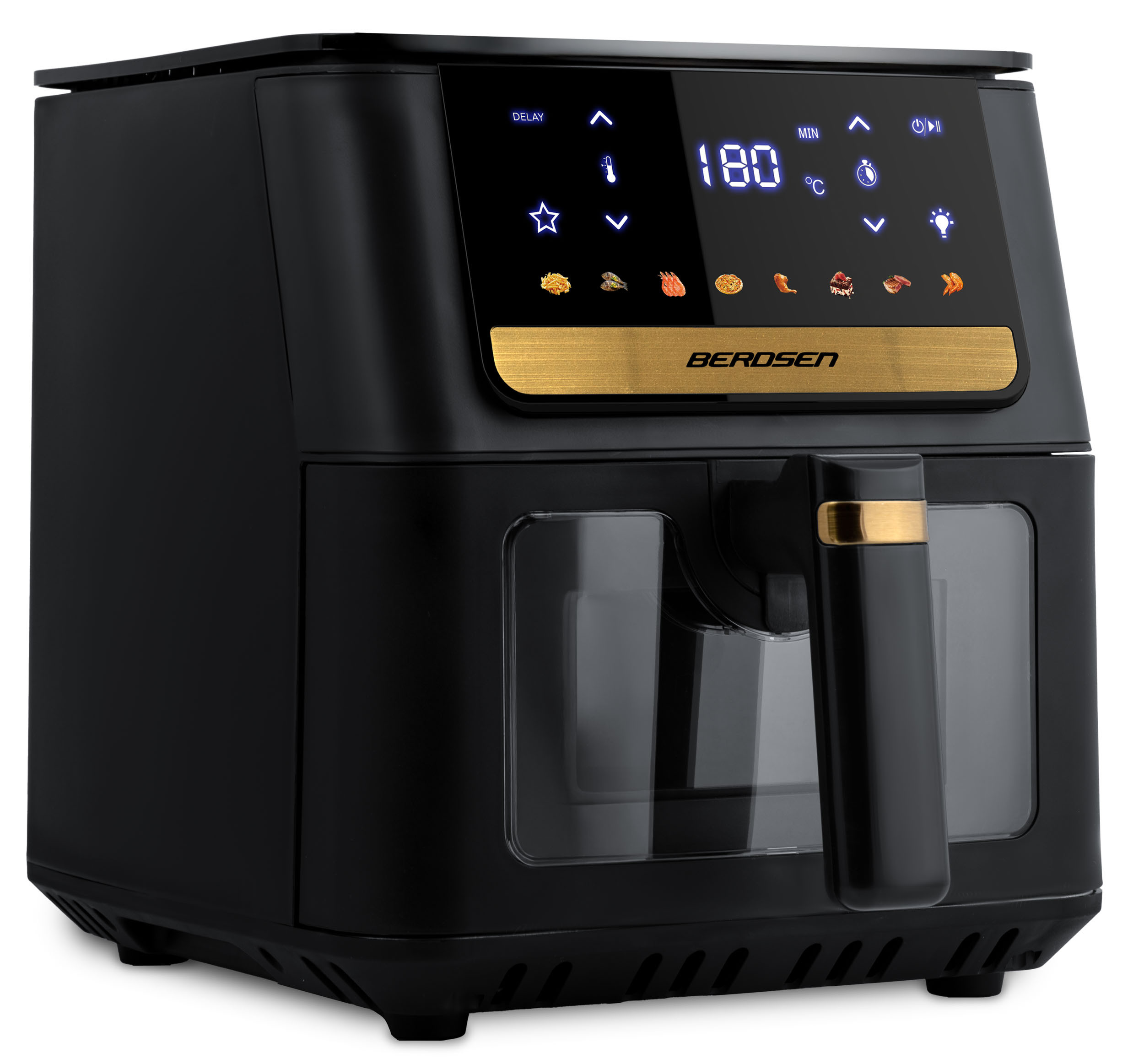 Frytkownica beztłuszczowa Berdsen BD-655 Air Fryer 6,5l 1700W czarny 365501
