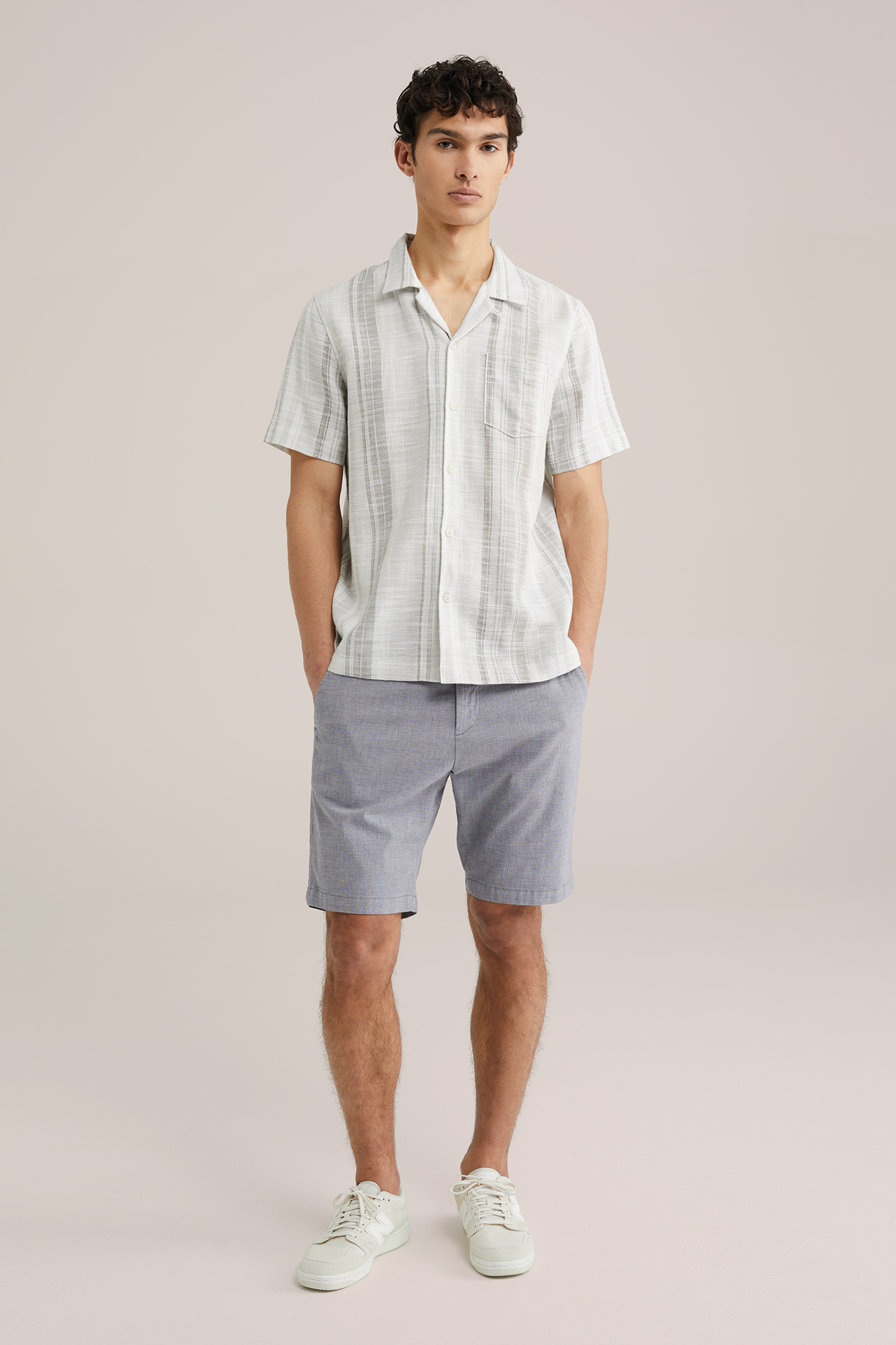 Heren regular fit chinoshort