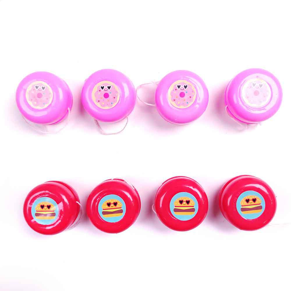 Mini yoyo rose et rouge x8