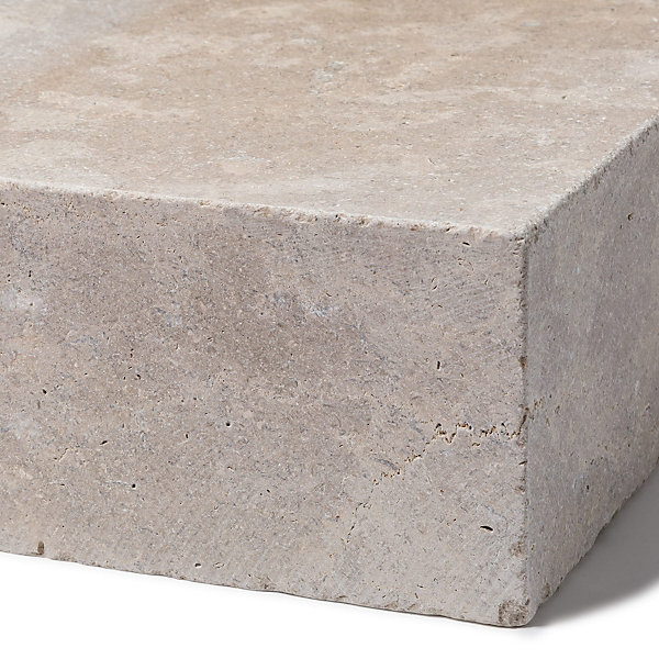 Margelle de piscine Pierre d'Egypte Beige 100x35x15 cm Bord Droit (à l'unité) - RO'MA NATURE