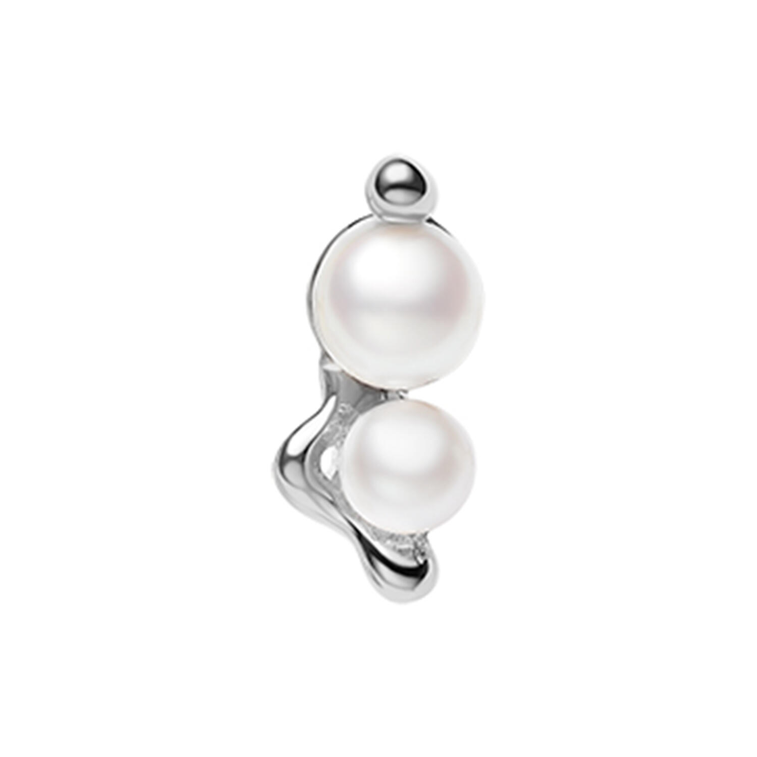 Shibuya Ni Stud, silver