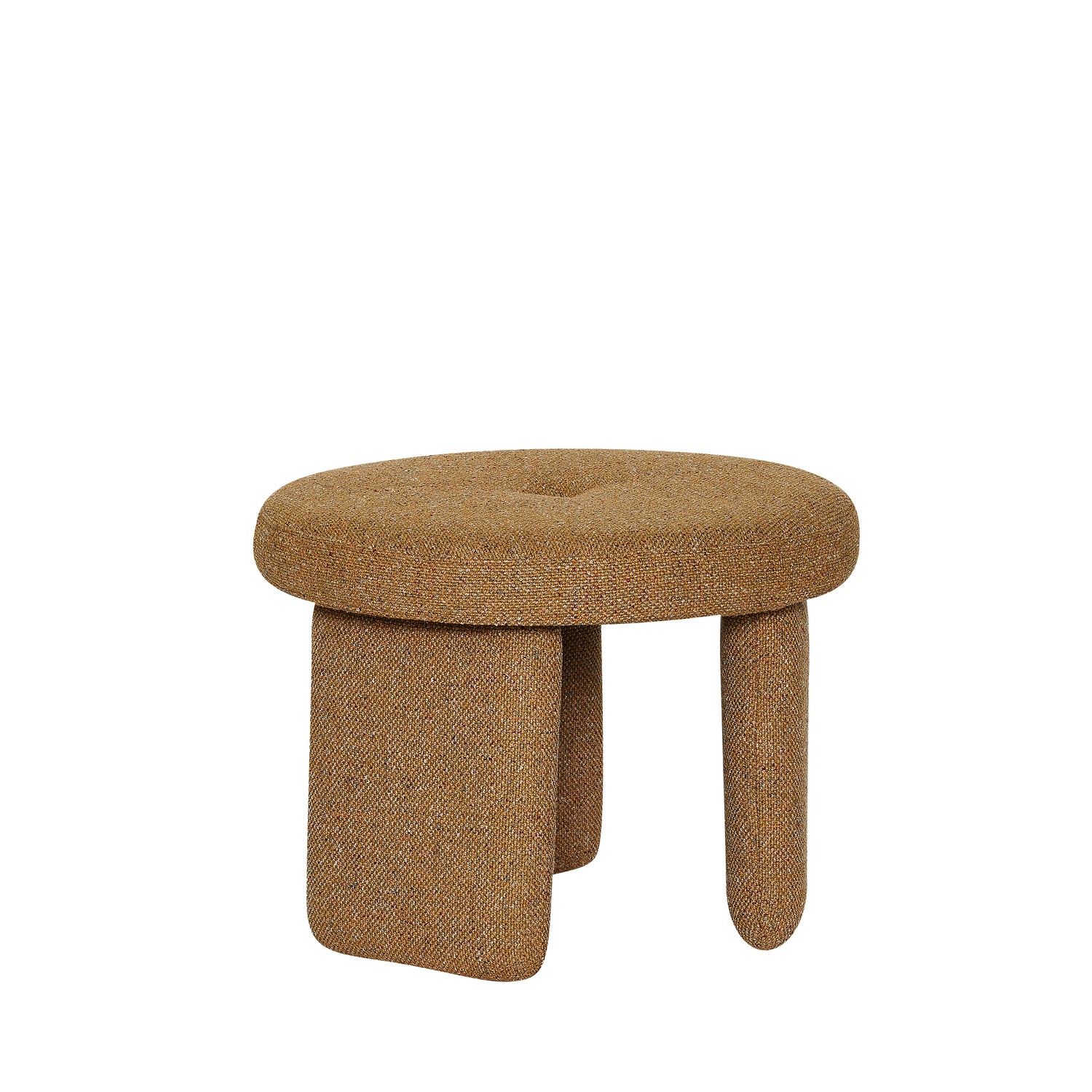 Hübsch poef Rocco - polyester - ø54xh41cm