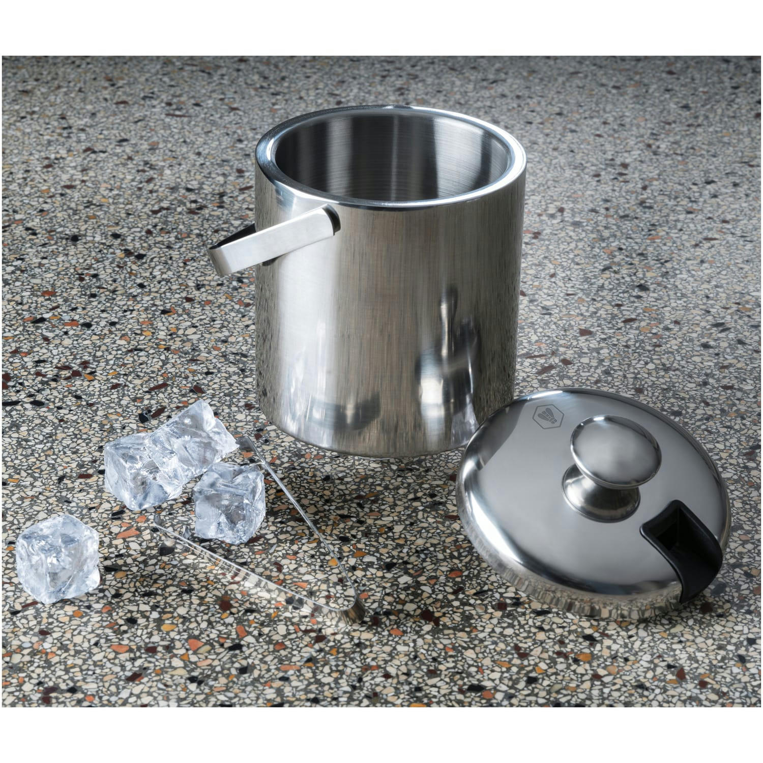 ACIER - Coffret seau à glaçons