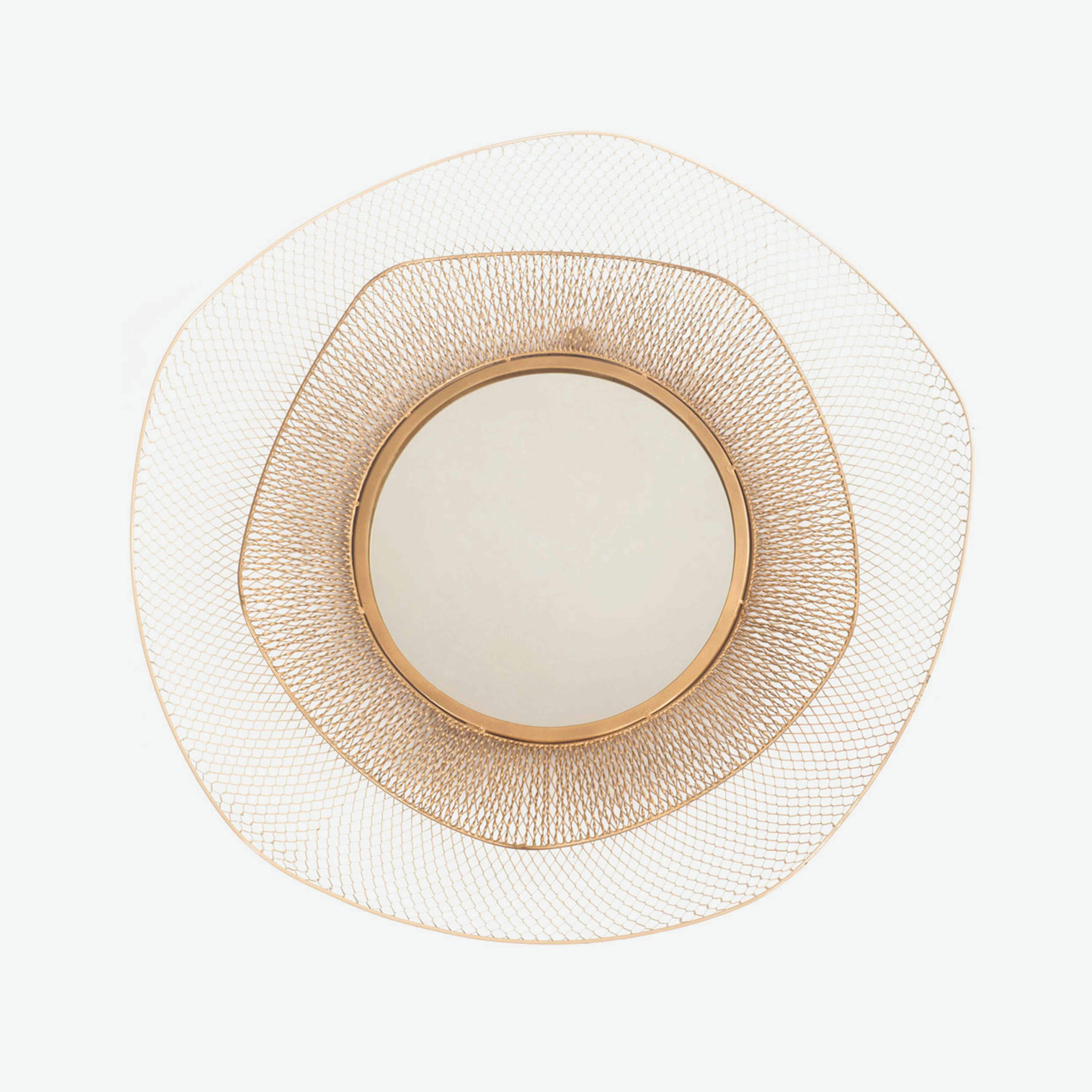 LAWI - Miroir en métal forme organique 79 cm