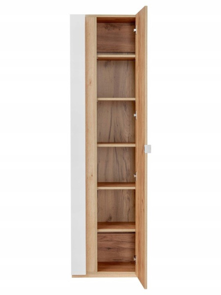 Szafka wysoka z lustrem 170 cm CAPRI WHITE