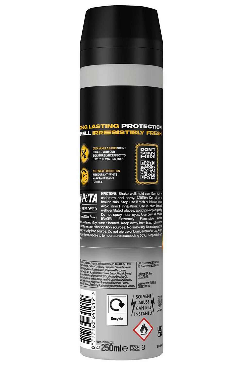 Lynx Gold Shower Gel 500ml with 72H Fresh Antiperspirant 250ml