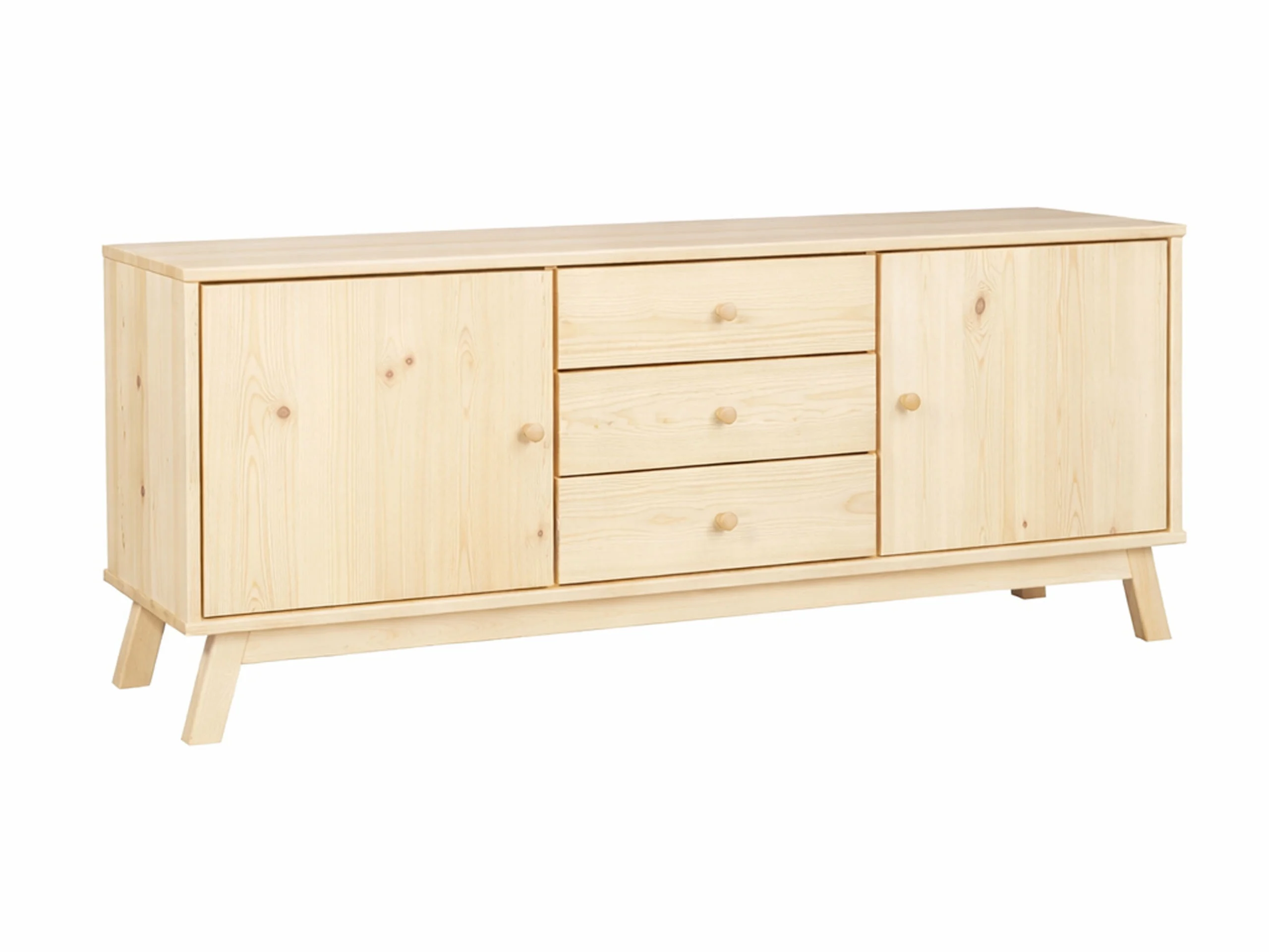 Komoda drewniana 160 cm OREGON WOOD II, kolor sosnowy
