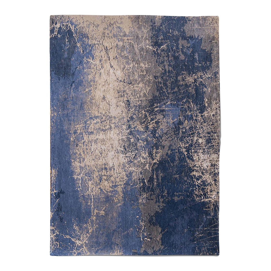 Louis de Poortere Mad Men Vloerkleed 140 x 200 cm - Abyss Blue