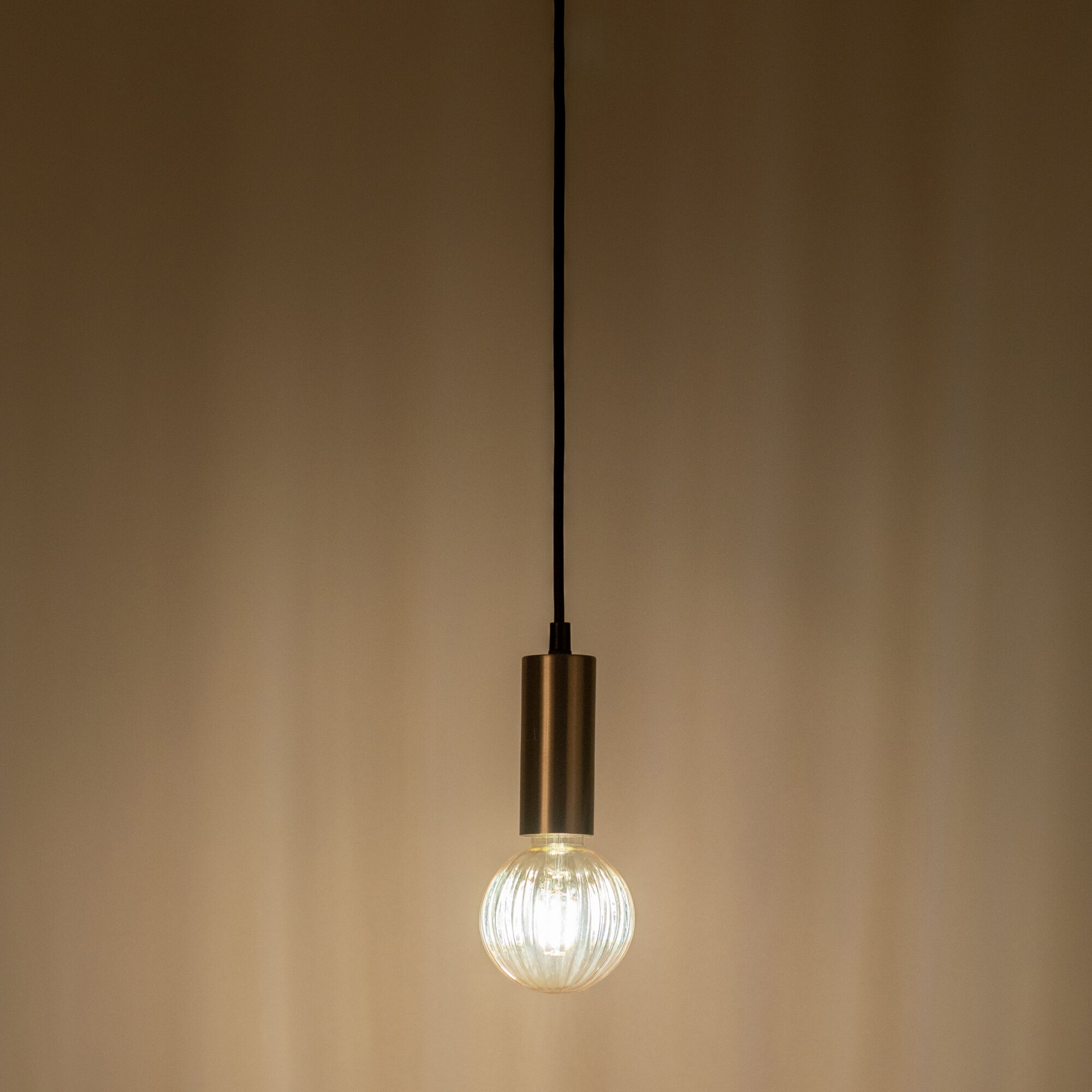 TEOULA - Suspension électrifiée en fer D10x150cm - argenté