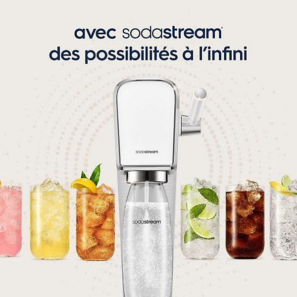 Concentrés SODASTREAM - Lot de 6 concentrés Lipton Ice Tea - Jusqu'a 54L de boissons - 440 ml